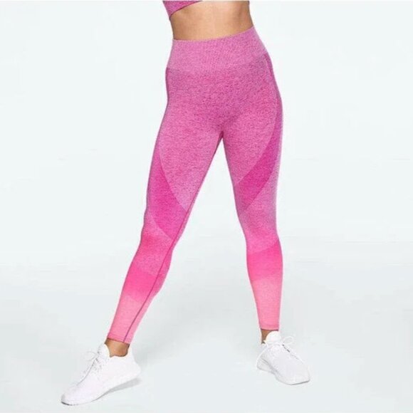 NEW VS Victoria’s Secret Seamless High Waist Legging Pink Thrill Ombre Sz S NWT - Picture 4 of 15